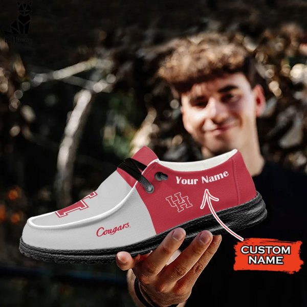 NCAA Houston Cougars Hey Dude Shoes – Custom name