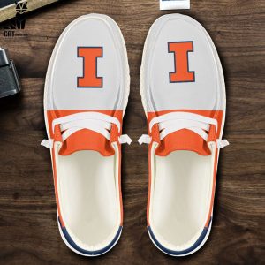 NCAA Illinois Fighting Illini Hey Dude Shoes – Custom name
