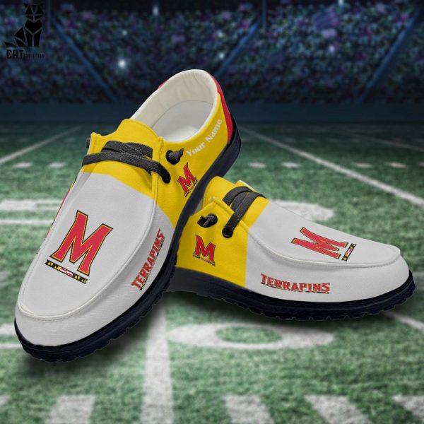 NCAA Maryland Terrapins Hey Dude Shoes – Custom name