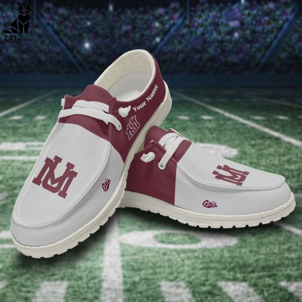 NCAA Montana Grizzlies Hey Dude Shoes – Custom name