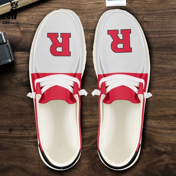 NCAA Rutgers Scarlet Knights Hey Dude Shoes – Custom name