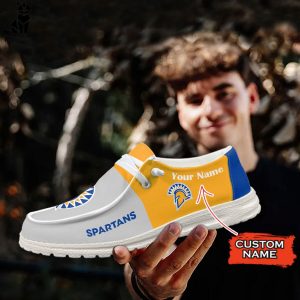 NCAA San Jose State Spartans Hey Dude Shoes – Custom name