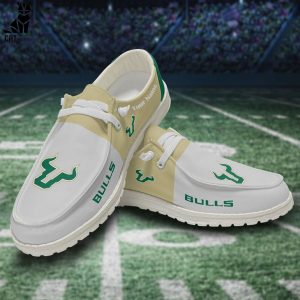 NCAA South Florida Bulls Hey Dude Shoes – Custom name