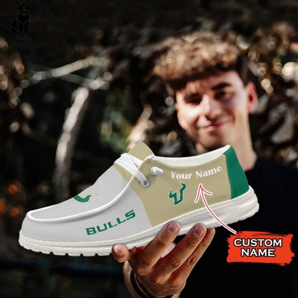 NCAA South Florida Bulls Hey Dude Shoes – Custom name