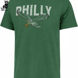 NFL Philadelphia Eagles Green Mascot Design 3D T-Shirt