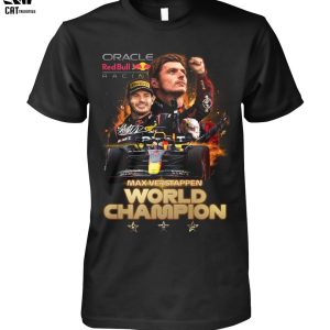 Oracle RedBull Max Verstappen World Champion Unisex T-Shirt