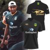 Personalized Australian Kangaroos Pacific Rugby League Championships Australian Gallagher Green With Yellow Trim Design 3D T-Shirt