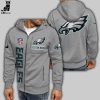 Personalized Philadelphia Eagles 2023 Mascot Design On Sleeve 3D Hoodie