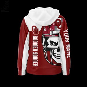 Personalized Oklahoma Sooners Mascot 3D Hoodie