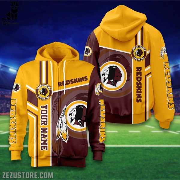 Personalized Washington Redskins Mascot Design 3D Hoodie