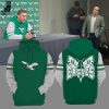 Philadelphia Eagles Green Mascot Nike Logo Design 3D  Hoodie