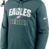 Philadelphia Eagles Green Mascot Nike Logo Design 3D  Hoodie