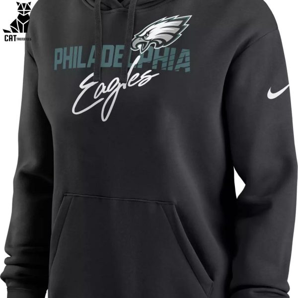 Philadelphia Eagles Mascot Design Black New 3D Hoodie