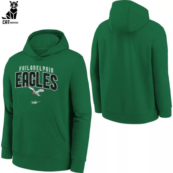 Philadelphia Eagles Nike Green Mascot Design 2023 3D Hoodie