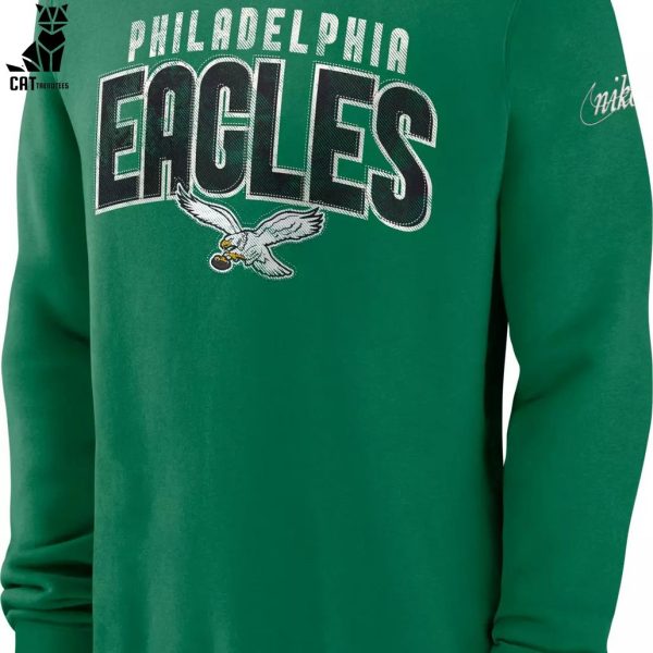 Philadelphia Eagles Nike Logo Green Design 3D Sweater