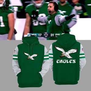 Philadelphia Eagles Sideline Mascot Design 3D Hoodie
