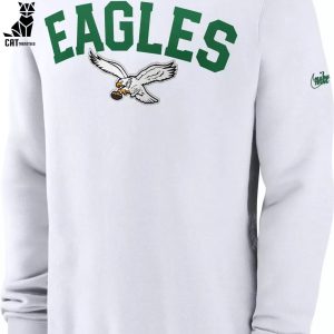 Philadelphia Eagles White Nike Logo Design 3D Sweater