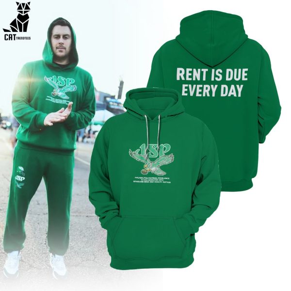 Philadelphia Football Excellence In Collaboration With Standard Issue High Quality Textiles Mascot Design 3D Hoodie