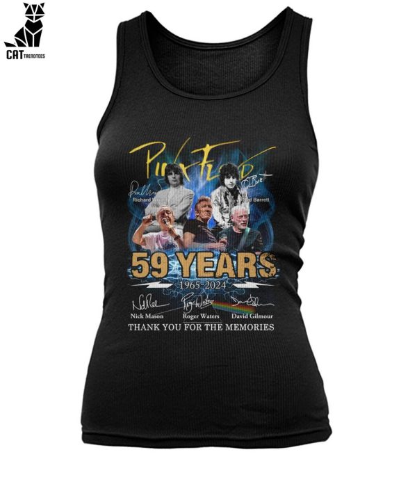 Pink Floyd 59 Years 1965-2024 Thank You For The Memories Unisex T-Shirt_
