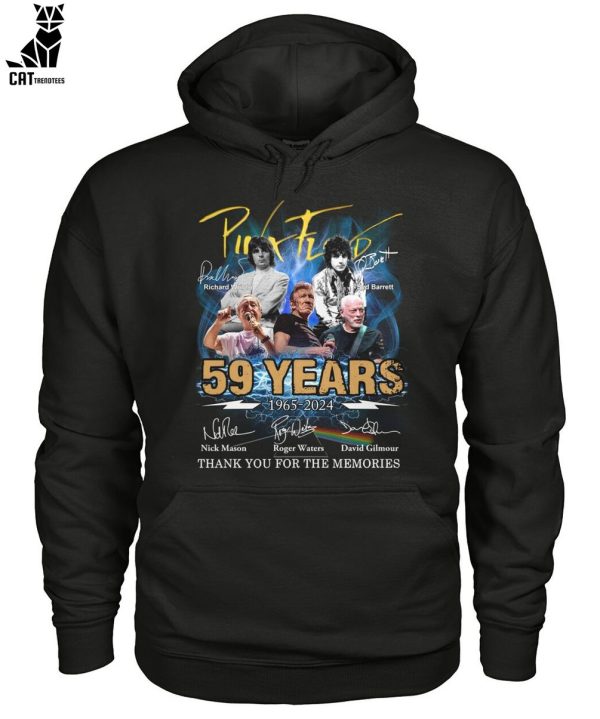 Pink Floyd 59 Years 1965-2024 Thank You For The Memories Unisex T-Shirt_