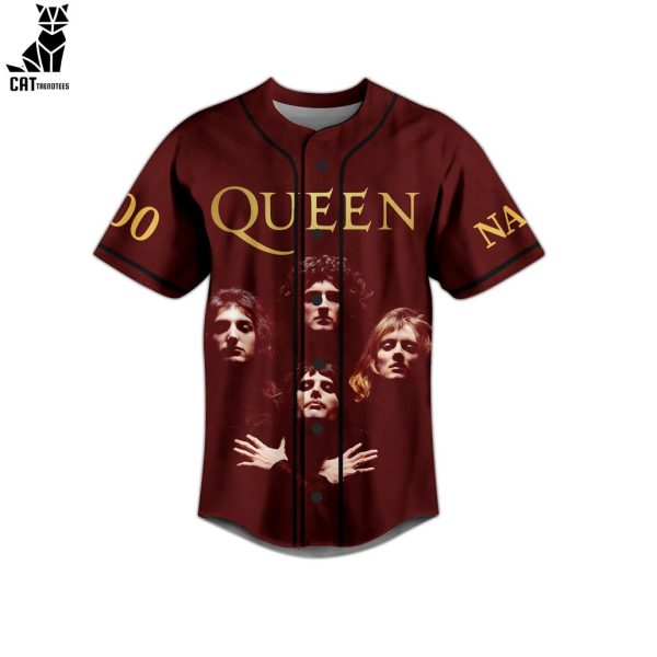 Queen I Want To Break Free Portrait Design Baseball Jersey