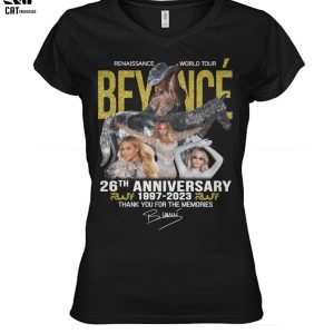 Renaissance World Tour Beyonce 26th Anniversary 1997-2023 Thank You For The Memories Unisex T-Shirt