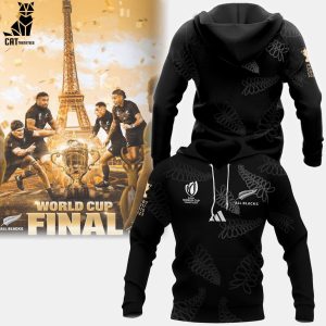 Rugby Worldcup France Up The All Blacks New Zealand Logo Design 3D Hoodie