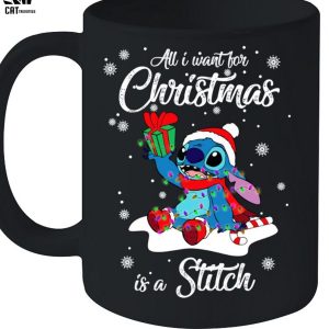 Stitch Xmas All I Want For Christmas is A Stitch Unisex T-Shirt