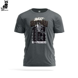 Sweet Sixteen 16 Premiers Gary AFL Design 3D T-Shirt