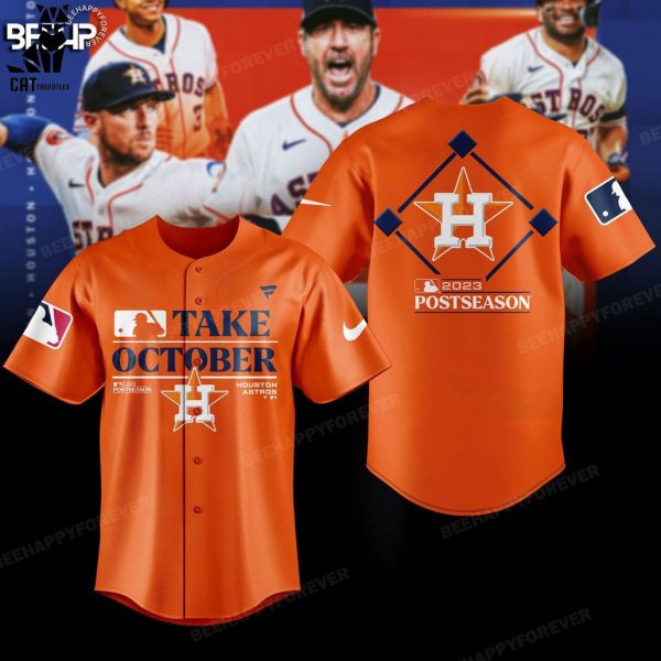 Take October Houston Astros 2023 Postseason Nike Logo Design Baseball Jersey