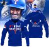 Take October Post Season Texas Rangers 2023 3D Hoodie