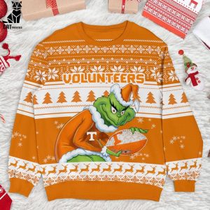 Tennessee Volunteers Grinch Design Christmas Ugly 3D Sweater