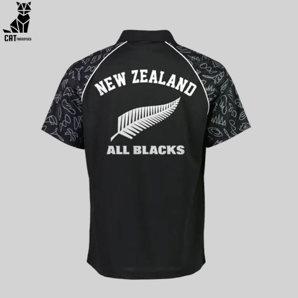 The All Blacks New Zealand Rugby Worldcup The Leaf Design 3D Polo Shirt