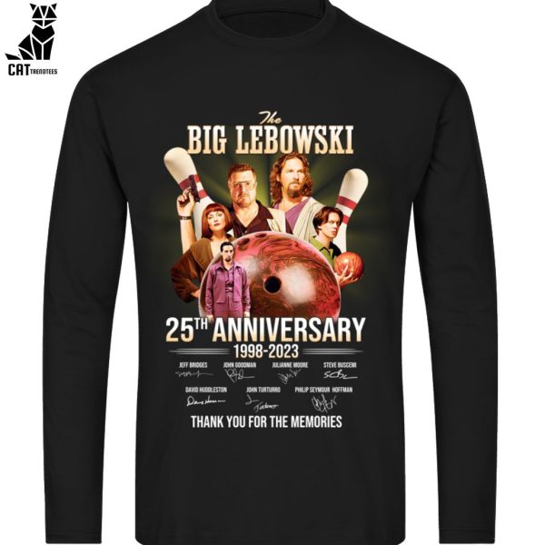The Big Lebowski 25th Anniversary 1998-2023 Thank You For The Memories Unisex T-Shirt