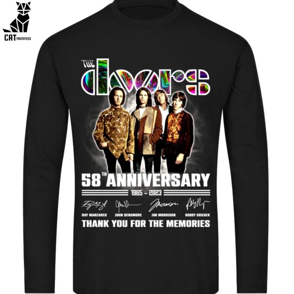 The Doors 58th Anniversary 1965-2023 Thank You For The Memories Unisex T-Shirt