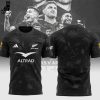 Up The All Blacks New Zealand Rugby Worldcup France 2023 3D T-Shirt