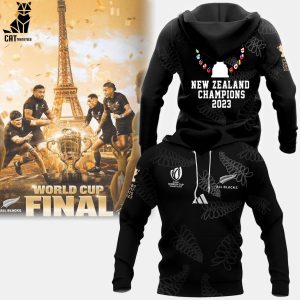 Up The All Blacks New Zealand Rugby Worldcup France 2023 3D Hoodie