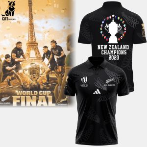 Up The All Blacks New Zealand Rugby Worldcup France 2023 3D Polo Shirt
