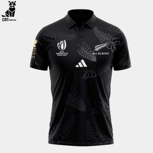 Up The All Blacks New Zealand Rugby Worldcup France 2023 3D Polo Shirt