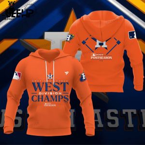 West Division Champions 2023 Postseason Logo Design On Sleevee 3D Hoodie