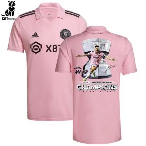 2023 Leagues Cup Champions Inter Miami Pink Design Baseball Jersey