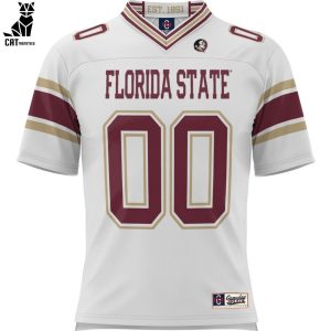 2023 Personalized Florida State Seminoles Pick-A-Player Football White Design Baseball Jersey