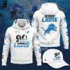 Detroit Lions No Fly 1One Nike Logo Black Design 3D Hoodie Longpant Cap Set