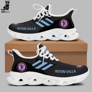 Aston Villa Black Blue Logo Design Max Soul Shoes