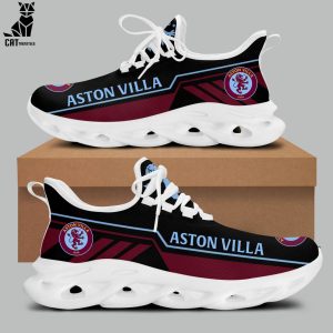 Aston Villa Black Red Logo Design Max Soul Shoes