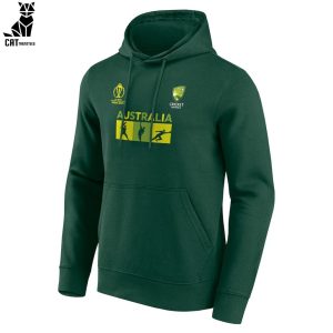 Australian Men’s Cricket Team Champions Green Design 3D Hoodie