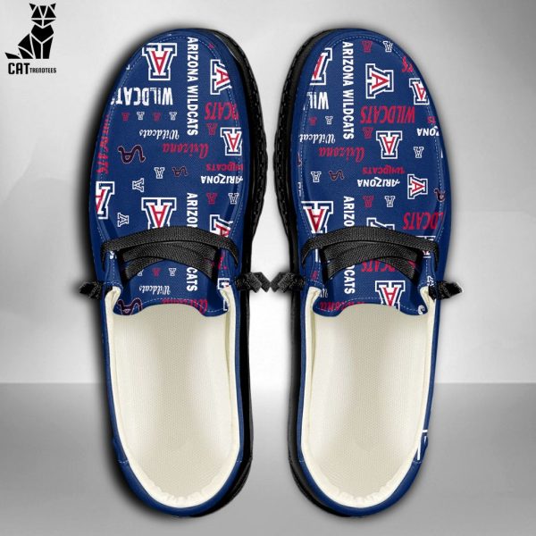 [BEST] NCAA Arizona Wildcats Custom Name Hey Dude Shoes Luxury Brand