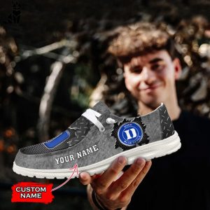 [BEST] NCAA Duke Blue Devils Custom Name Hey Dude Shoes