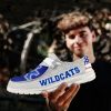 Personalized Brighton Hove Albion White Blue Design Hey Dude Shoes