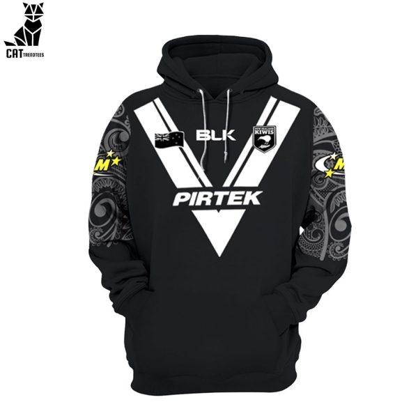 BLK New Zealand Pirtek Black Design 3D Hoodie